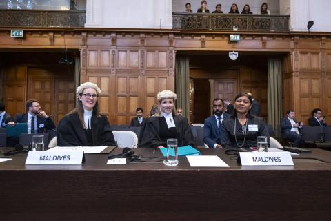Members of the delegation of the Maldives Members of the delegation of the Maldives