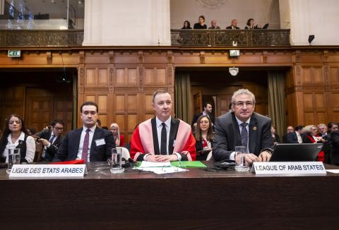 Members of the delegation of the League of Arab States Members of the delegation of the League of Arab States