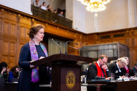 Agent of Germany, Ms Tania von Uslar-Gleichen, on the second day of hearings Agent of Germany, Ms Tania von Uslar-Gleichen, on the second day of hearings