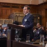 The Agent of Azerbaijan, HE Mr Elnur Mammadov, at the opening of the hearings The Agent of Azerbaijan, HE Mr Elnur Mammadov, at the opening of the hearings