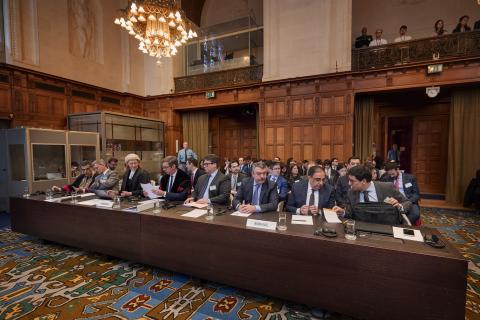 Members of the Delegation of Armenia at the start of the hearings Members of the Delegation of Armenia at the start of the hearings