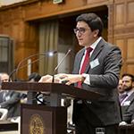 The Agent of Armenia, HE Mr Yeghishe Kirakosyan, on the second day of hearings The Agent of Armenia, HE Mr Yeghishe Kirakosyan, on the second day of hearings