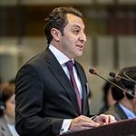 The Agent of Azerbaijan, HE Mr Elnur Mammadov, on the second day of the hearings The Agent of Azerbaijan, HE Mr Elnur Mammadov, on the second day of the hearings