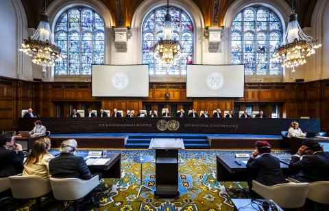 Members of the Court on the start of the hearings Members of the Court on the start of the hearings