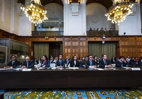 Members of the Delegation of Mexico at the opening of the hearings Members of the Delegation of Mexico at the opening of the hearings
