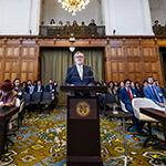 The Agent of Ecuador, HE Mr Andrés Terán Parral on the second day of hearings The Agent of Ecuador, HE Mr Andrés Terán Parral on the second day of hearings