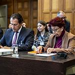 Members of the Delegation of Mexico on the second day of hearings Members of the Delegation of Mexico on the second day of hearings