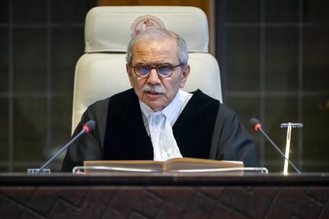 The President of the Court, HE Judge Nawaf Salam The President of the Court, HE Judge Nawaf Salam
