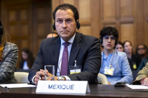The Agent of Mexico, Mr Alejandro Celorio Alcántara The Agent of Mexico, Mr Alejandro Celorio Alcántara