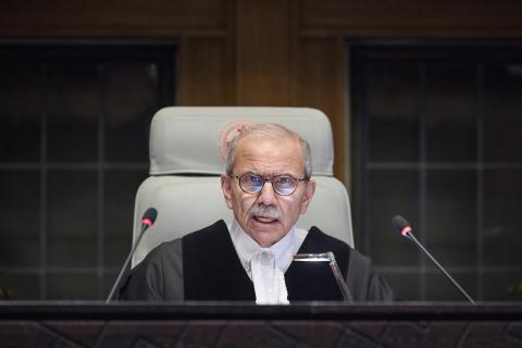 The President of the Court, HE Judge Nawaf Salam The President of the Court, HE Judge Nawaf Salam