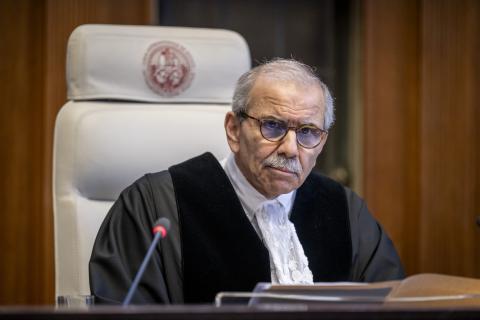 The President of the Court, HE Judge Nawaf Salam The President of the Court, HE Judge Nawaf Salam