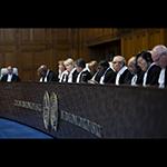 View of the ICJ courtroom View of the ICJ courtroom