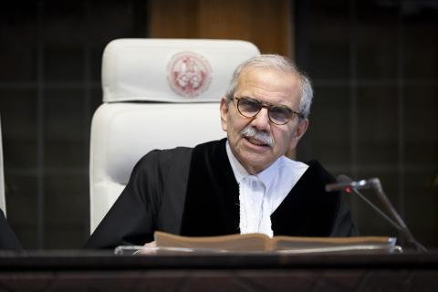 The President of the Court, HE Judge Nawaf Salam The President of the Court, HE Judge Nawaf Salam
