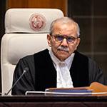 The President of the Court, HE Judge Nawaf Salam, at the start of the hearings The President of the Court, HE Judge Nawaf Salam, at the start of the hearings