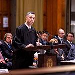 Mr Omri Sender, SJD, Attorney at Law, S. Horowitz and Co. (Ecuador) Photograph: UN Photo/ICJ-CIJ/Frank van Beek. Courtesy of the ICJ.