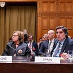 Members of the Delegation of Spain Photograph: UN Photo/ICJ-CIJ/Frank van Beek. Courtesy of the ICJ.