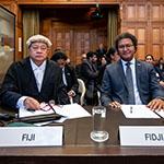 Members of the Delegation of Fiji Photograph: UN Photo/ICJ-CIJ/Frank van Beek. Courtesy of the ICJ.