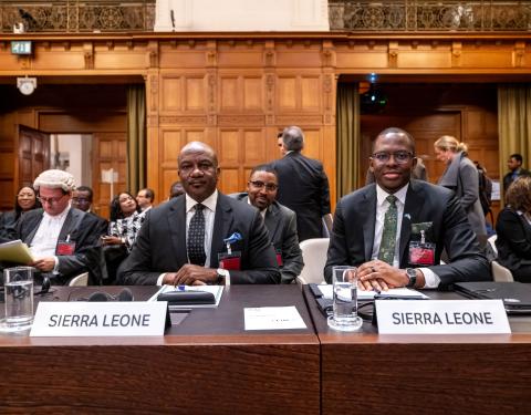 Members of the Delegation of Sierra Leone Members of the Delegation of Sierra Leone