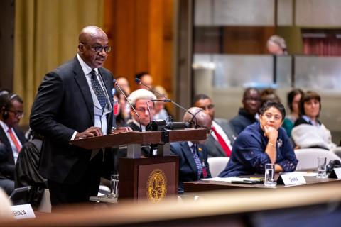 HE Mr Mohamed Lamin Tarawalley, Attorney General and Minister of Justice (Sierra Leone) HE Mr Mohamed Lamin Tarawalley, Attorney General and Minister of Justice (Sierra Leone)