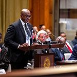 HE Mr Mohamed Lamin Tarawalley, Attorney General and Minister of Justice (Sierra Leone) HE Mr Mohamed Lamin Tarawalley, Attorney General and Minister of Justice (Sierra Leone)