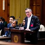 HE Mr John Silk, Ambassador and Permanent Representative of the Republic of the Marshall Islands to the United Nations, New York (Marshall Islands) Photograph: UN Photo/ICJ-CIJ/Frank van Beek. Courtesy of the ICJ.