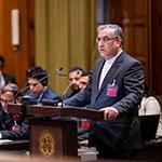 Mr Seyed Ali Mousavi, Director General, Department for International Legal Affairs, Ministry of Foreign Affairs (Islamic Republic of Iran) Photograph: UN Photo/ICJ-CIJ/Frank van Beek. Courtesy of the ICJ.