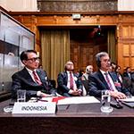 Members of the Delegation of Indonesia Photograph: UN Photo/ICJ-CIJ/Frank van Beek. Courtesy of the ICJ.
