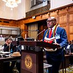 Mr Eric Lokai Kwa, Secretary, Department of Justice and Attorney General (Papua New Guinea) Photograph: UN Photo/ICJ-CIJ/Frank van Beek. Courtesy of the ICJ.