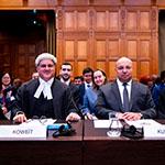 Members of the Delegation of Kuwait Photograph: UN Photo/ICJ-CIJ/Frank van Beek. Courtesy of the ICJ.