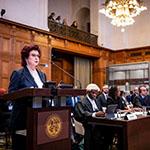 HE Ms Solvita Āboltiņa, Ambassador Extraordinary and Plenipotentiary of the Republic of Latvia to the Kingdom of the Netherlands (Latvia) Photograph: UN Photo/ICJ-CIJ/Frank van Beek. Courtesy of the ICJ.