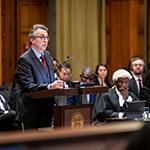 HE Mr Pascal Schafhauser, Ambassador of the Principality of Liechtenstein to the Kingdom of Belgium (Liechtenstein) Photograph: UN Photo/ICJ-CIJ/Frank van Beek. Courtesy of the ICJ.
