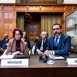 Members of the Delegation of Mexico Photograph: UN Photo/ICJ-CIJ/Frank van Beek. Courtesy of the ICJ.