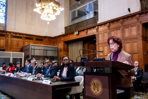HE Ms Carmen Moreno Toscano, Ambassador of the United Mexican States to the Kingdom of the Netherlands (Mexico) Photograph: UN Photo/ICJ-CIJ/Frank van Beek. Courtesy of the ICJ.