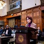 HE Ms Carmen Moreno Toscano, Ambassador of the United Mexican States to the Kingdom of the Netherlands (Mexico) Photograph: UN Photo/ICJ-CIJ/Frank van Beek. Courtesy of the ICJ.