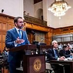 Mr Pablo Adrian Arrocha Olabuenaga, Legal Adviser, Ministry of Foreign Affairs (Mexico) Photograph: UN Photo/ICJ-CIJ/Frank van Beek. Courtesy of the ICJ.