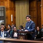 Mr Clement Yow Mulalap (Federated States of Micronesia) Photograph: UN Photo/ICJ-CIJ/Frank van Beek. Courtesy of the ICJ.
