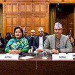 Members of the Delegation of Nepal Photograph: UN Photo/ICJ-CIJ/Frank van Beek. Courtesy of the ICJ.