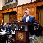 Mr Suvanga Parajuli, Under Secretary, Ministry of Foreign Affairs (Nepal) Photograph: UN Photo/ICJ-CIJ/Frank van Beek. Courtesy of the ICJ.