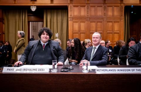Members of the Delegation of the Netherlands Photograph: UN Photo/ICJ-CIJ/Frank van Beek. Courtesy of the ICJ.