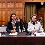 Members of the Delegation of Peru Photograph: UN Photo/ICJ-CIJ/Frank van Beek. Courtesy of the ICJ.