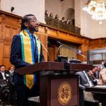 Mr Justin Sobion, Senior Tutor, Faculty of Law, University of Auckland (Saint Vincent and the Grenadines) Photograph: UN Photo/ICJ-CIJ/Frank van Beek. Courtesy of the ICJ.