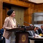HE Ms Ramatoulaye Ba Faye, Ambassador of the Republic of Senegal to the Kingdom of the Netherlands (Senegal) Photograph: UN Photo/ICJ-CIJ/Frank van Beek. Courtesy of the ICJ.