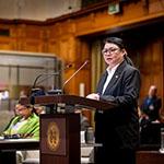 Ms Rena Lee, Ambassador for International Law, Chief Executive, Intellectual Property Office of Singapore (Singapore) Photograph: UN Photo/ICJ-CIJ/Frank van Beek. Courtesy of the ICJ.