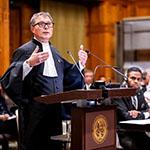 Mr Fabián O. Raimondo, Associate Professor of Public International Law, Maastricht University, member of the Bar of the City of La Plata (Sudan) Photograph: UN Photo/ICJ-CIJ/Frank van Beek. Courtesy of the ICJ.