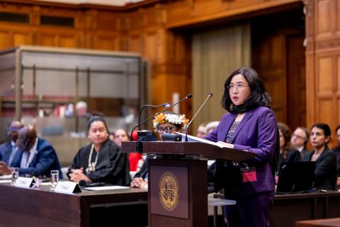 Ms Suphanvasa Chotikajan Tang, Director-General, Department of Treaties and Legal Affairs (Thailand) Photograph: UN Photo/ICJ-CIJ/Frank van Beek. Courtesy of the ICJ. All rights reserved.