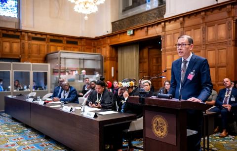 Mr Songchai Chaipatiyut, Deputy Director-General, Department of Treaties and Legal Affairs (Thailand) Photograph: UN Photo/ICJ-CIJ/Frank van Beek. Courtesy of the ICJ. All rights reserved.
