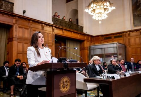 Ms Gitanjali Bajaj, Partner, Co-Head for International Arbitration Asia-Pacific, DLA Piper (Tonga) Photograph: UN Photo/ICJ-CIJ/Frank van Beek. Courtesy of the ICJ.