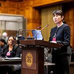 Ms Nguyen Thi Lan Anh, Director General, East Sea (South China Sea) Institute, Diplomatic Academy of Viet Nam (Viet Nam) Photograph: UN Photo/ICJ-CIJ/Frank van Beek. Courtesy of the ICJ.