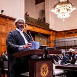 Mr Marshal Muchende, Solicitor General, Ministry of Justice (Zambia) Photograph: UN Photo/ICJ-CIJ/Frank van Beek. Courtesy of the ICJ.