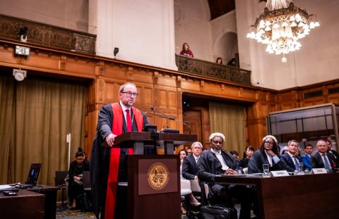Mr Christian Tams, Legal Counsel, International Law Chair and Director, Glasgow Centre for International Law and Security (Zambia) Photograph: UN Photo/ICJ-CIJ/Frank van Beek. Courtesy of the ICJ.